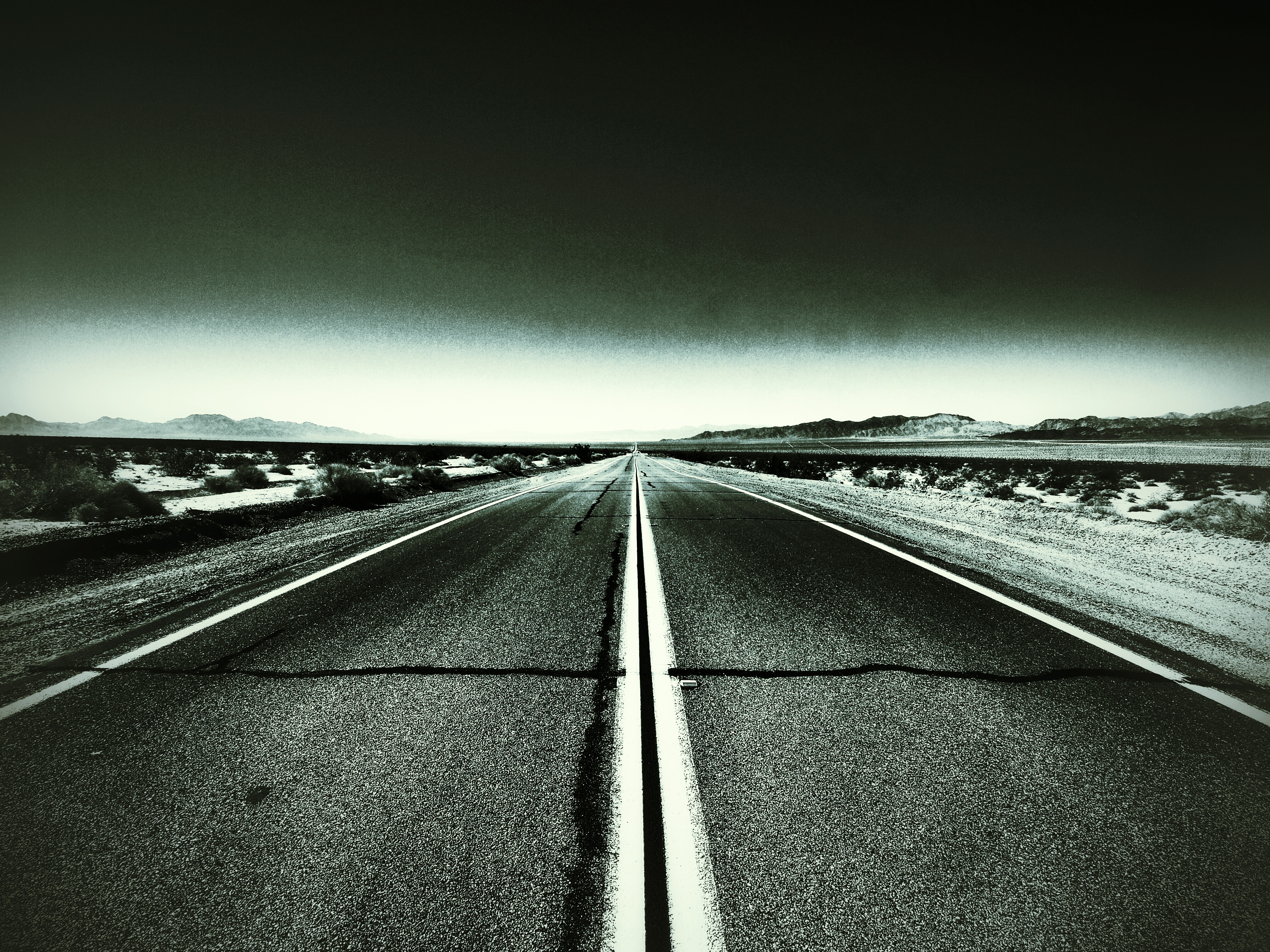 Straight ahead in Arizona. Foto: Jan Graber, 2016